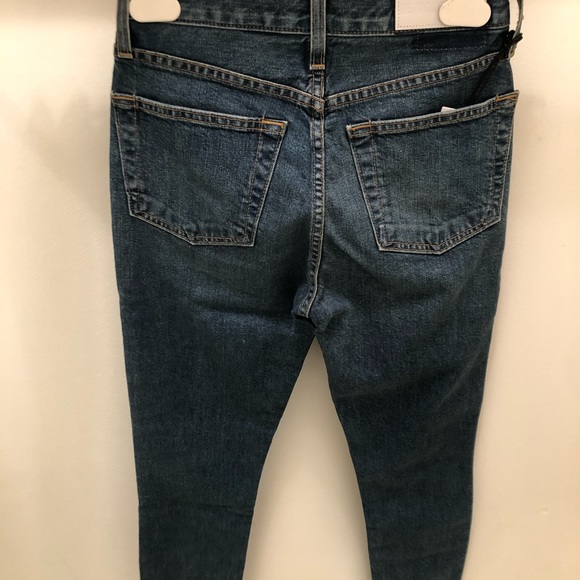 ReDone Hi-Rise Ankle Crop Stretch Jean - Picture 4 of 7